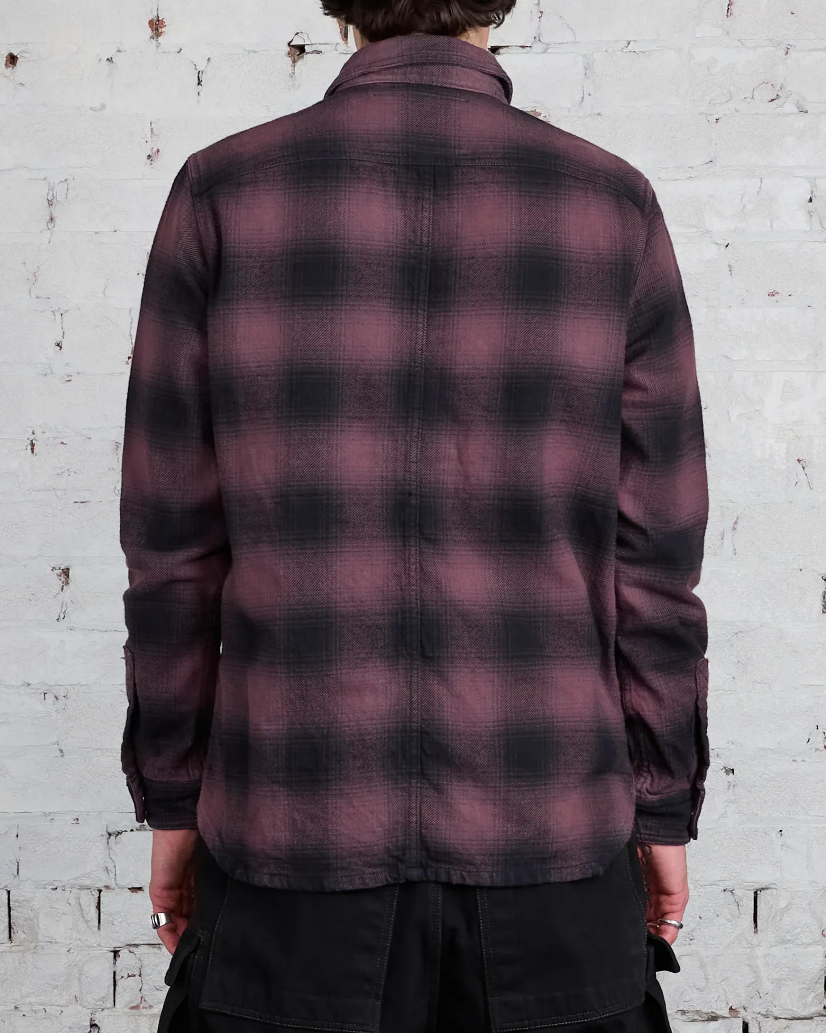 Sale DRKSHDW Rick Owens MIJ Outershirt Terra Plaid