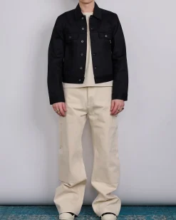Outlet DRKSHDW Rick Owens MIJ Trucker Jacket 12oz Denim Black