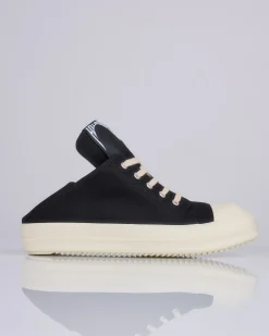 Hot DRKSHDW Rick Owens Slip On Hollywood Sneaks Black Milk Milk