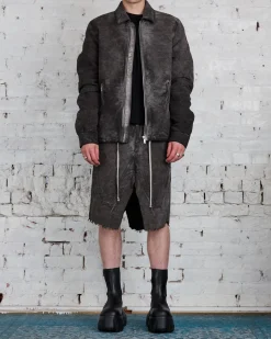 Outlet DRKSHDW Rick Owens Slivered Skirt Cotton Moleskin Dust