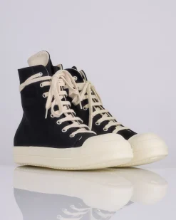 Sale DRKSHDW Rick Owens Sneaks Cotton Canvas Black Milk Milk