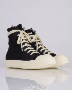 Hot DRKSHDW Rick Owens Sneaks Gimp Eyelet Black Milk Milk