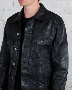 New DRKSHDW Rick Owens Trucker Jacket Megacrust 13oz Denim