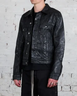 New DRKSHDW Rick Owens Trucker Jacket Megacrust 13oz Denim