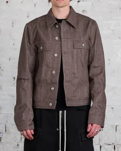 Sale DRKSHDW Rick Owens Trucker Jacket 13oz Denim Dark Dust