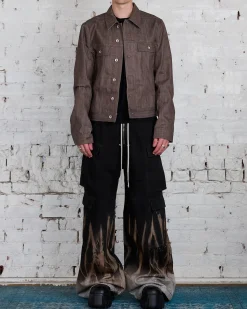 Sale DRKSHDW Rick Owens Trucker Jacket 13oz Denim Dark Dust