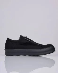 Online DRKSHDW Rick Owens Vintage Sneaks 13oz Denim All Black