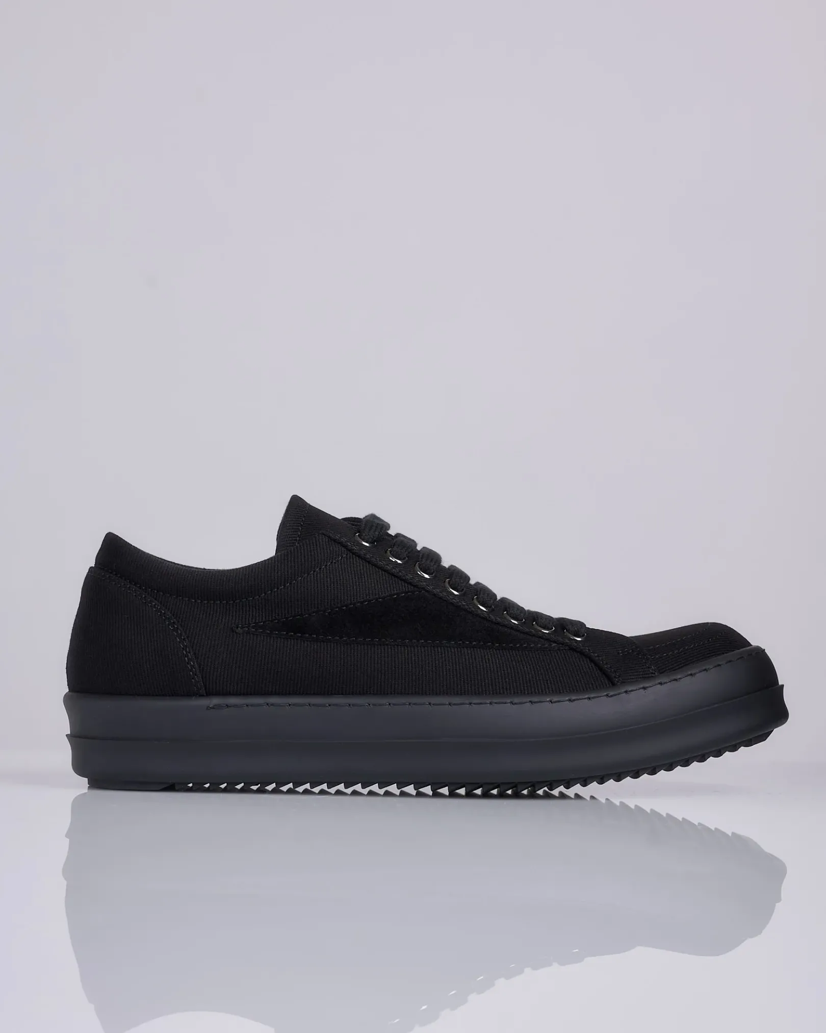 Online DRKSHDW Rick Owens Vintage Sneaks 13oz Denim All Black