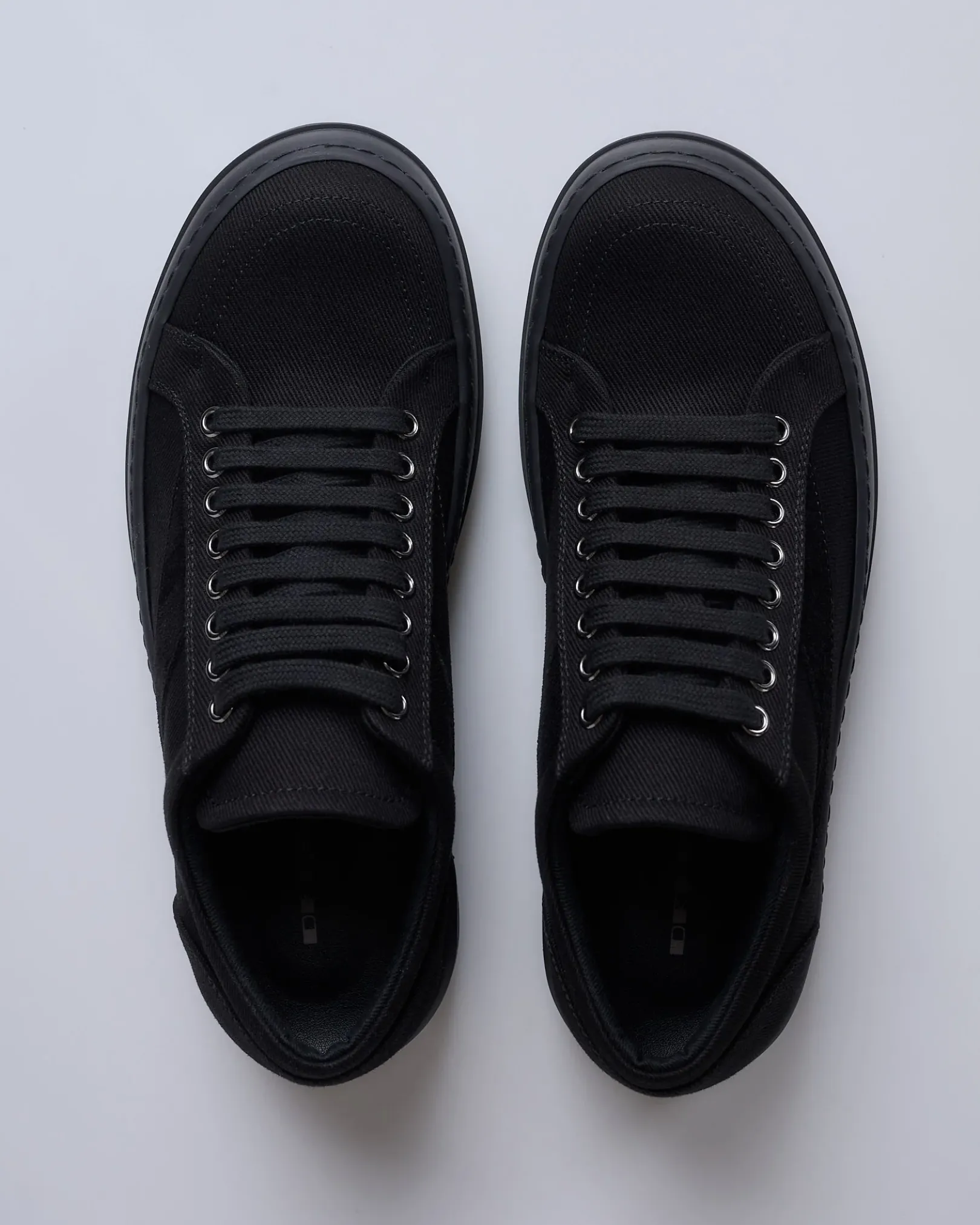Online DRKSHDW Rick Owens Vintage Sneaks 13oz Denim All Black