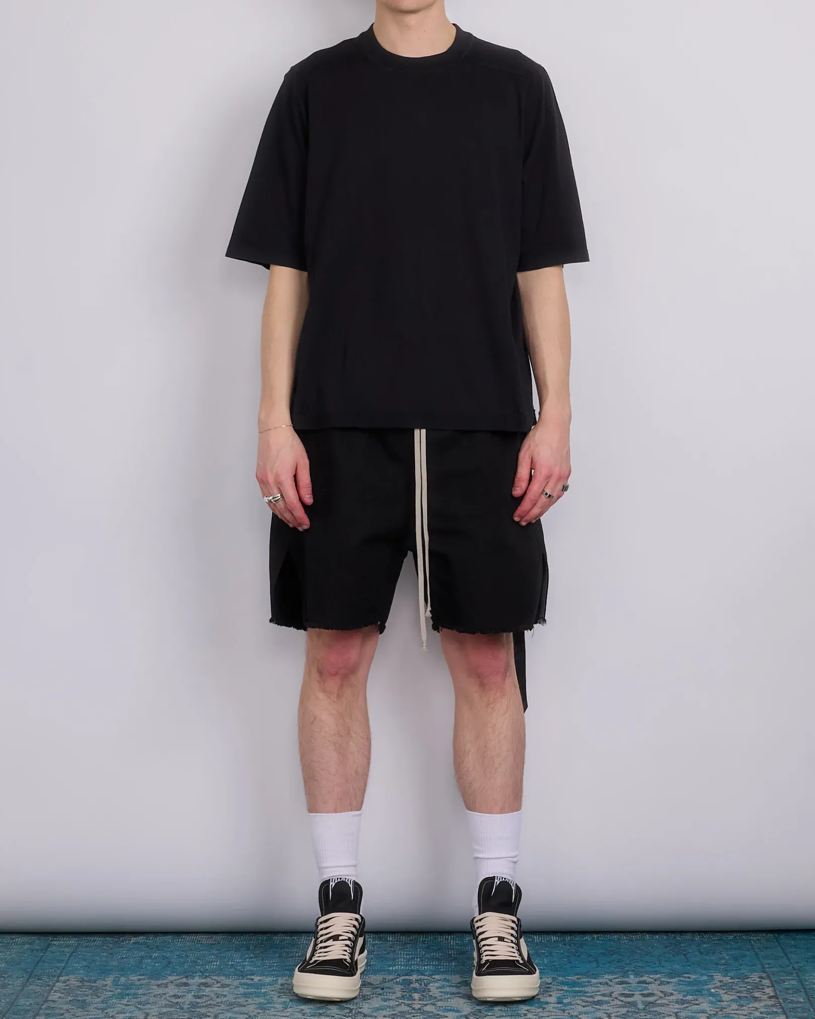 Discount DRKSHDW Rick Owens Walrus T-Shirt RN Jersey Black