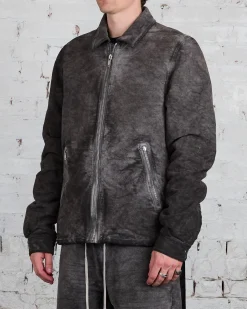 Clearance DRKSHDW Rick Owens Zipfront Jacket Cotton Moleskin Dust