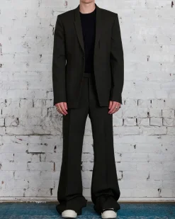 Clearance Rick Owens Fogpocket Soft Soft Blazer WGP Forest