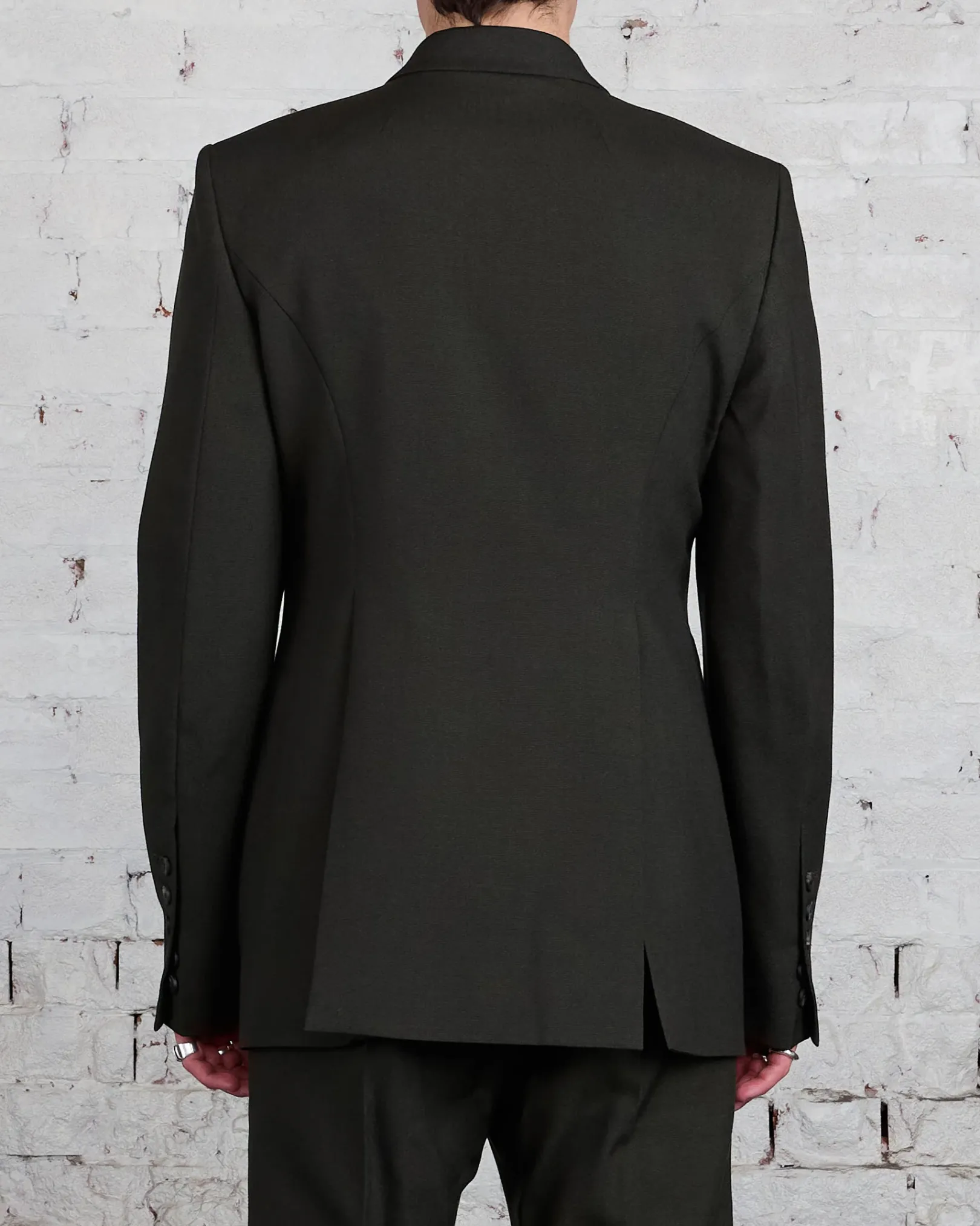 Clearance Rick Owens Fogpocket Soft Soft Blazer WGP Forest