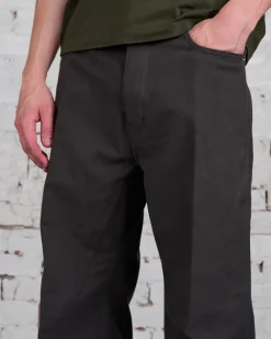 Sale Rick Owens Geth Jean Brushed Heavy Twill Dark Dust