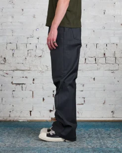 Outlet Rick Owens Geth Jean Chalk Stretch Denim Black