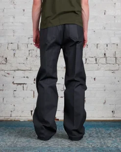 Outlet Rick Owens Geth Jean Chalk Stretch Denim Black