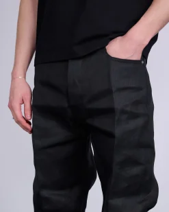 Discount Rick Owens Geth Jean Linen Twill Black