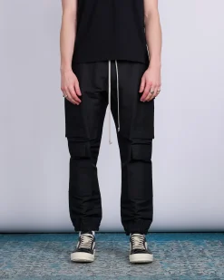 Clearance Rick Owens Mastodon Megacargo Pant Hvy Faille Black
