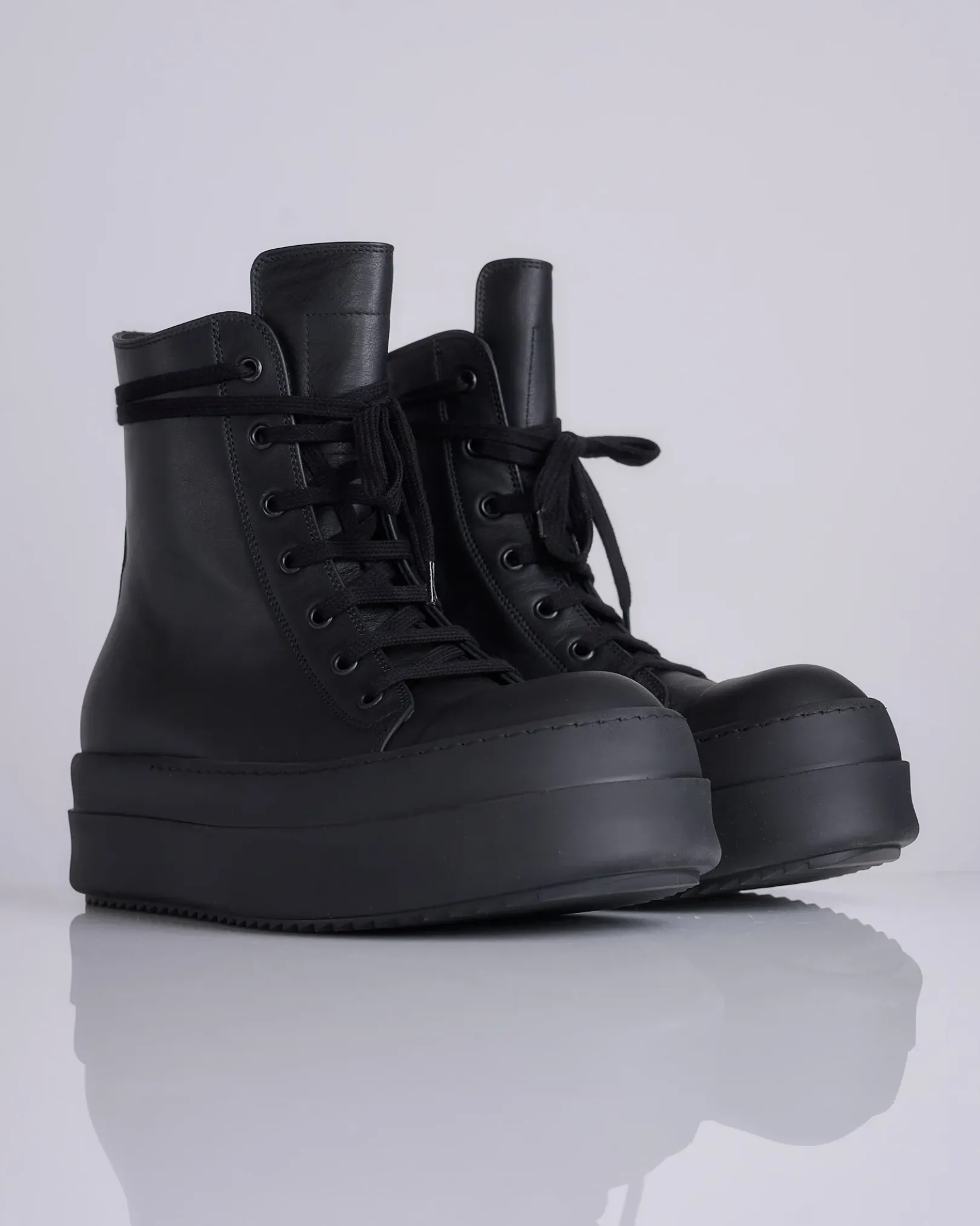 Sale Rick Owens Mega Bumper Sneaker Black Black Black