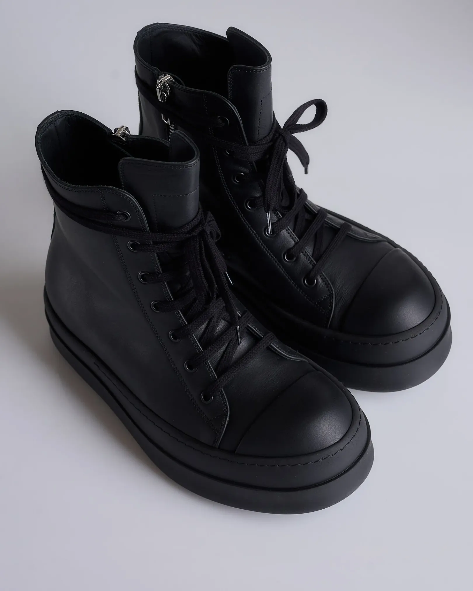 Sale Rick Owens Mega Bumper Sneaker Black Black Black