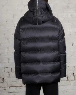 Online Rick Owens Moncler Hooded Cyclopic Coat Black