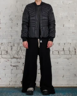 Best Rick Owens Moncler Megapenta Flight Jacket Black