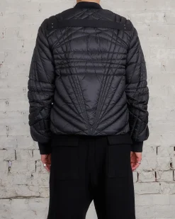 Best Rick Owens Moncler Megapenta Flight Jacket Black