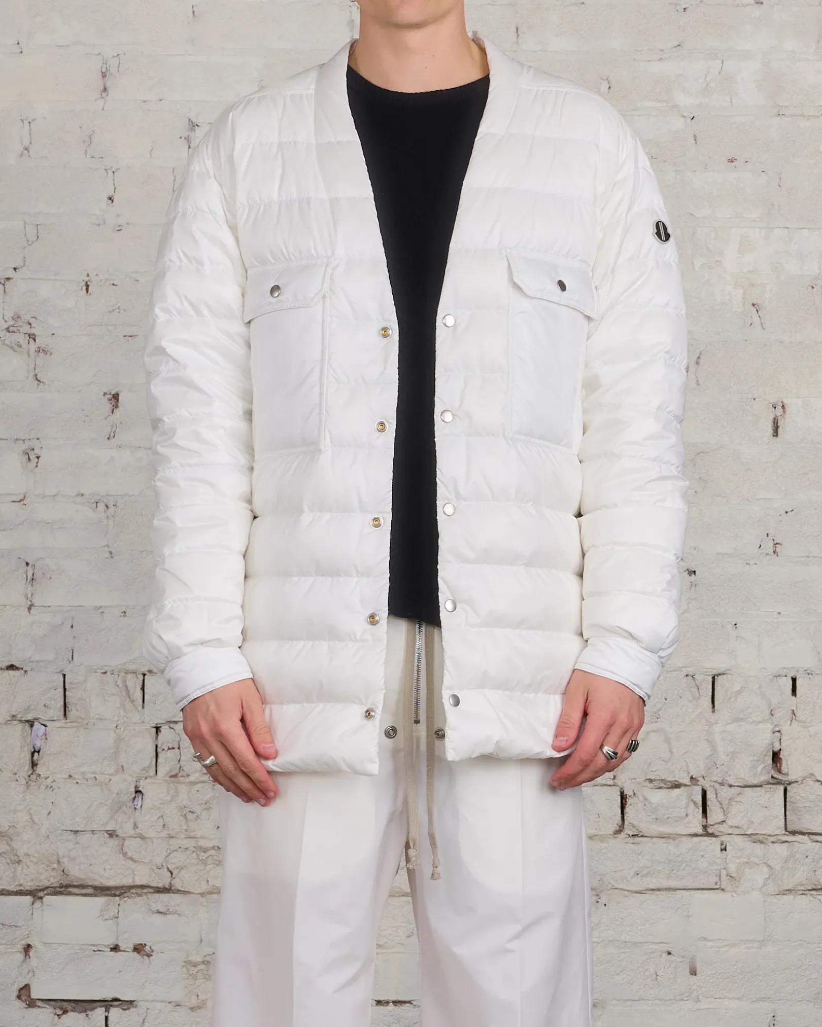 Online Rick Owens Moncler Outershirt Milk