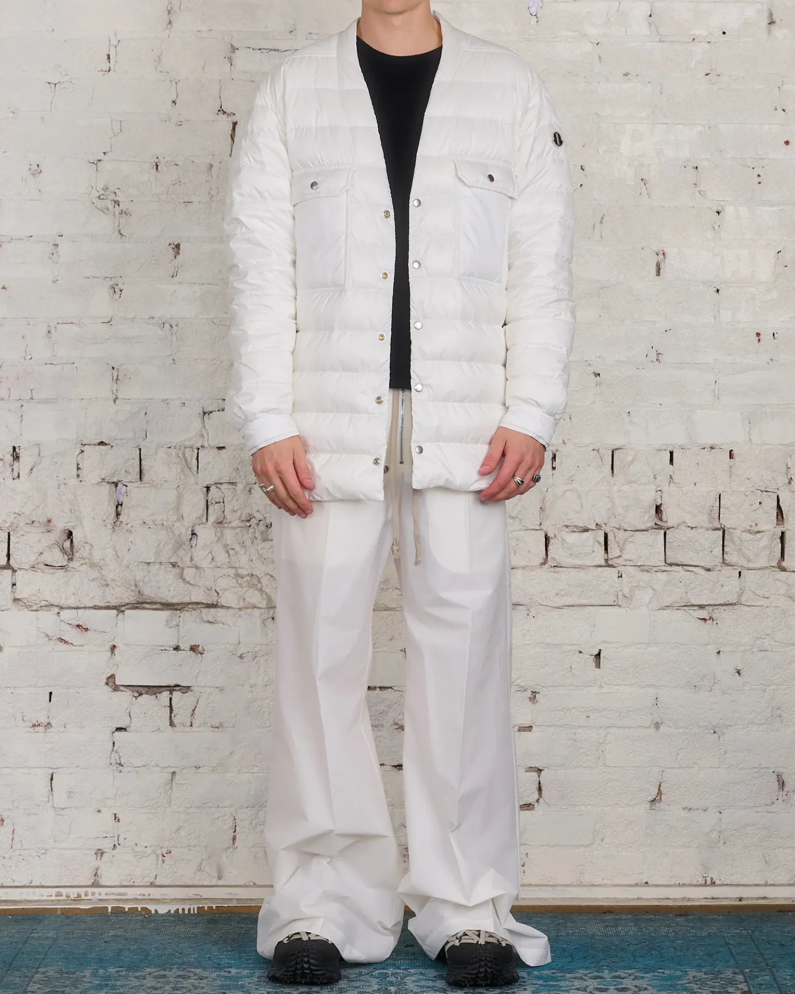 Online Rick Owens Moncler Outershirt Milk