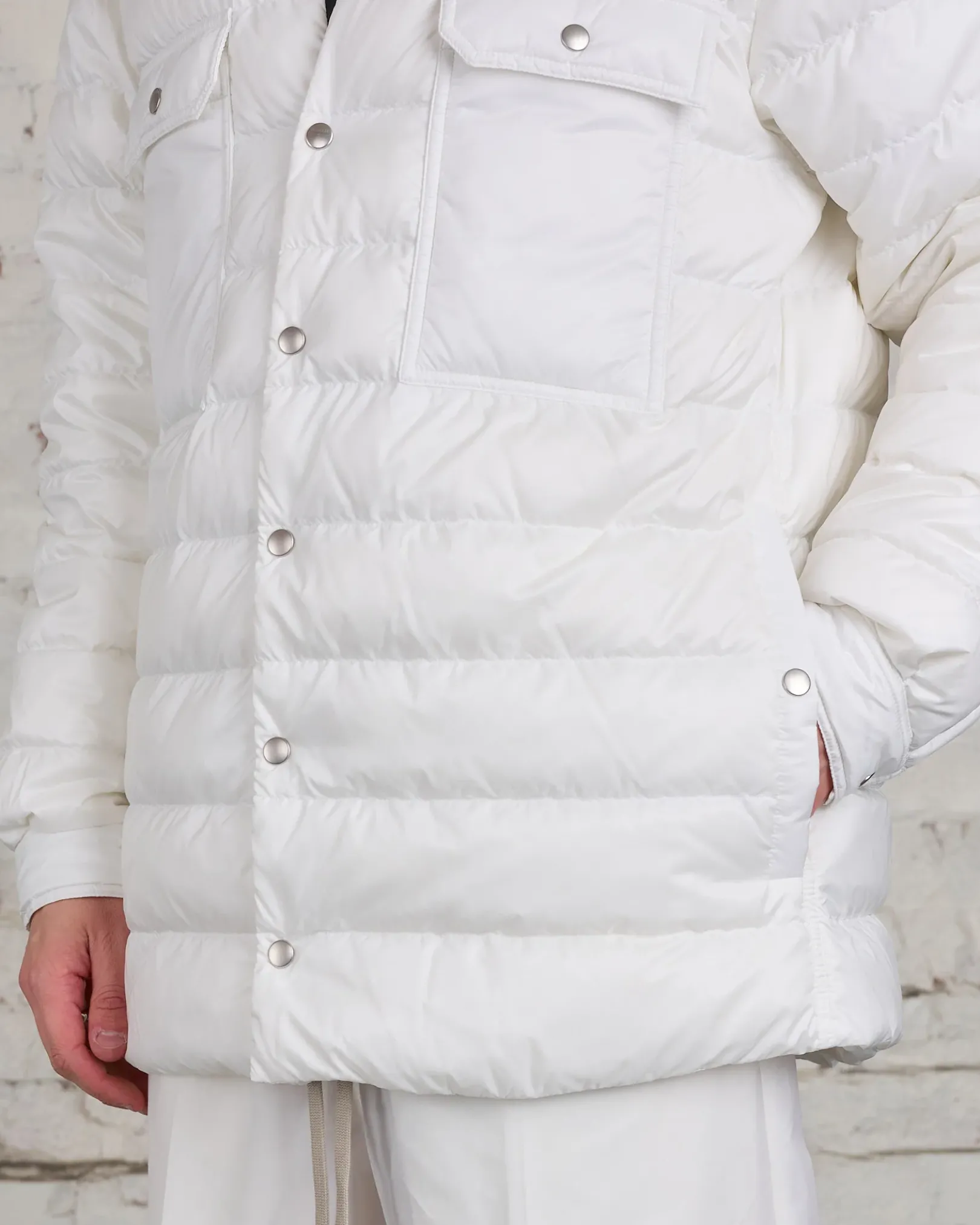 Online Rick Owens Moncler Outershirt Milk