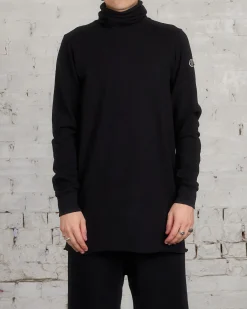 Discount Rick Owens Moncler Surf Turtleneck Black