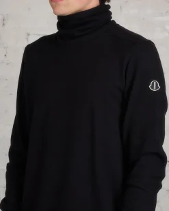 Discount Rick Owens Moncler Surf Turtleneck Black