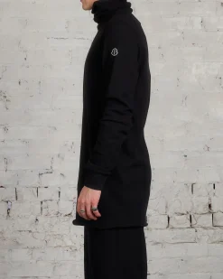 Discount Rick Owens Moncler Surf Turtleneck Black