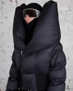 Fashion Rick Owens Runway Anubis Jacket Duvet Jacket Black