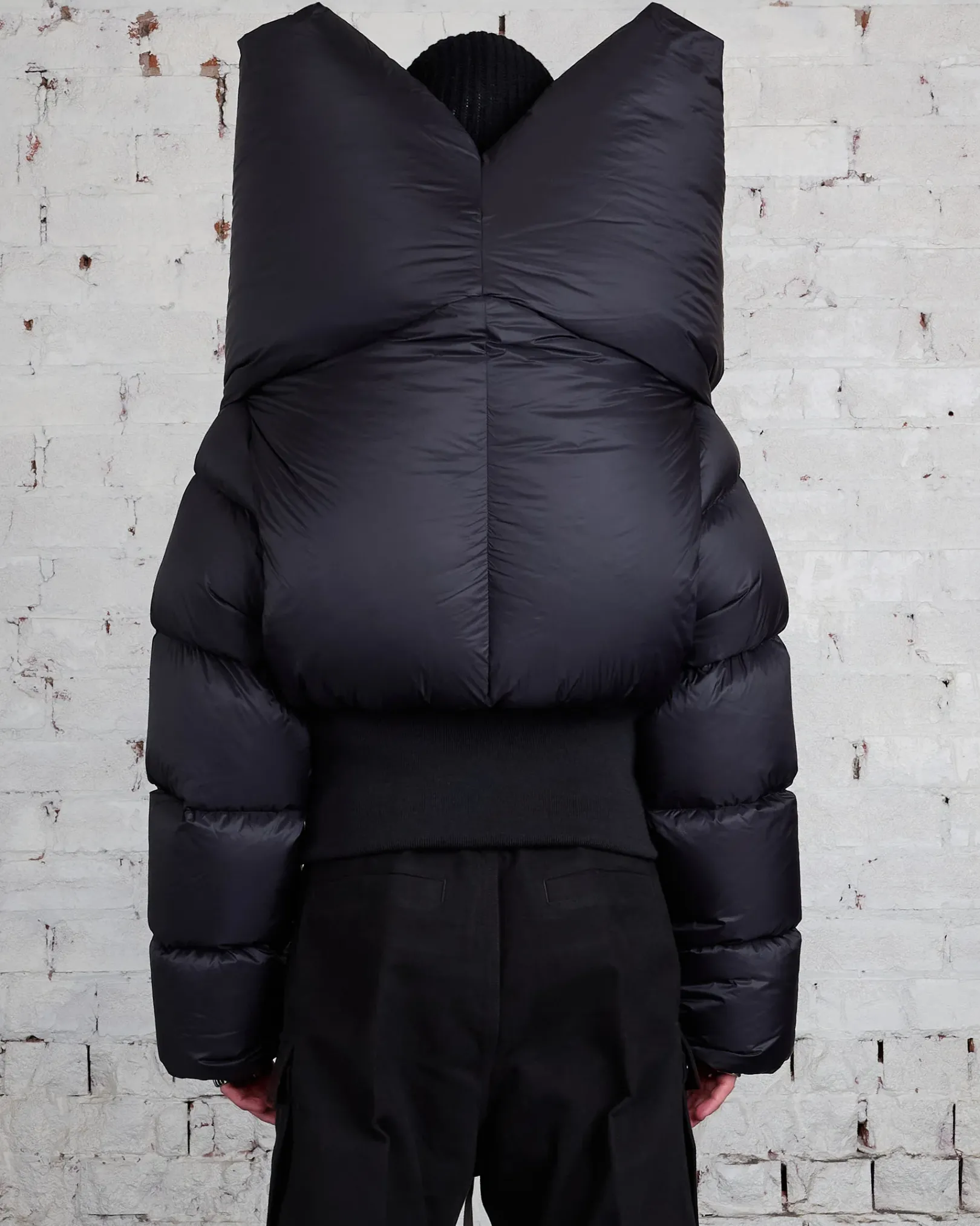 Fashion Rick Owens Runway Anubis Jacket Duvet Jacket Black
