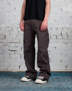 Discount Rick Owens Runway Geth Jean Cotton Whipcord Ash