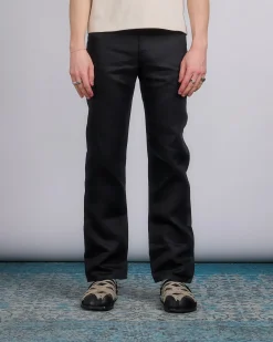 Clearance Rick Owens Runway Headon Utility Pant Linen Twill Black