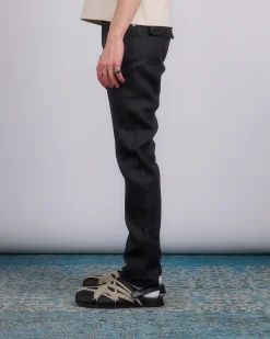 Clearance Rick Owens Runway Headon Utility Pant Linen Twill Black