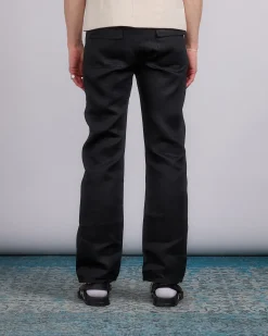 Clearance Rick Owens Runway Headon Utility Pant Linen Twill Black