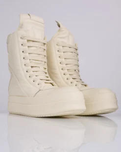 Best Rick Owens Runway Mega Geobasket LCO Milk Milk Milk