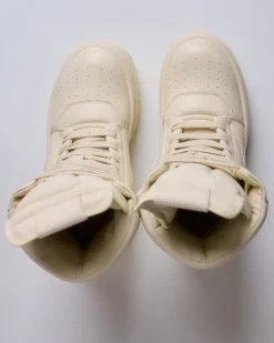 Best Rick Owens Runway Mega Geobasket LCO Milk Milk Milk