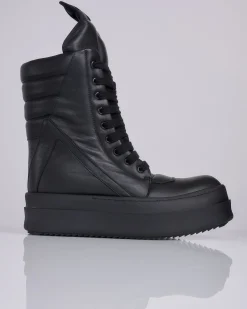 New Rick Owens Runway Mega Geobasket LCO Black Black Black
