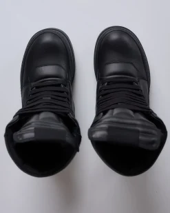 New Rick Owens Runway Mega Geobasket LCO Black Black Black