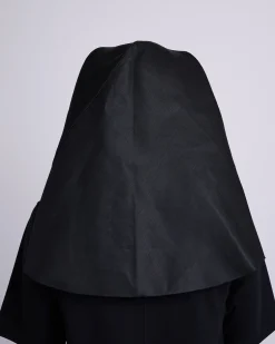 Sale Rick Owens Runway Wig Nun Linen Twill Black