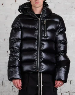 Outlet Rick Owens Sealed Duvet Jacket Laque Nylon Black