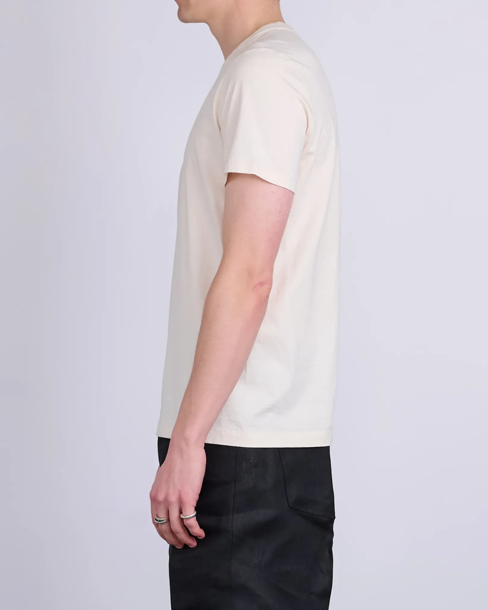 Best Rick Owens Short Level T-Shirt JNC Jersey Natural