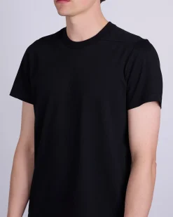 Hot Rick Owens Short Level T-Shirt JA Jersey Black