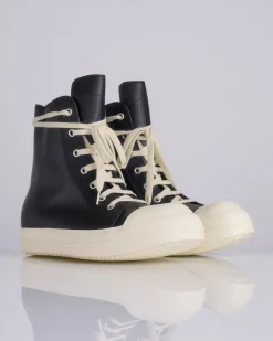 Online Rick Owens Sneakers Hollywood Full Grain Black Milk Milk