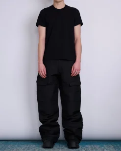 Outlet Rick Owens Stefan Cargo Pant Heavy Faille Black