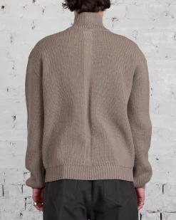 Sale Rick Owens Turtleneck Heavy Wool Knit Dust